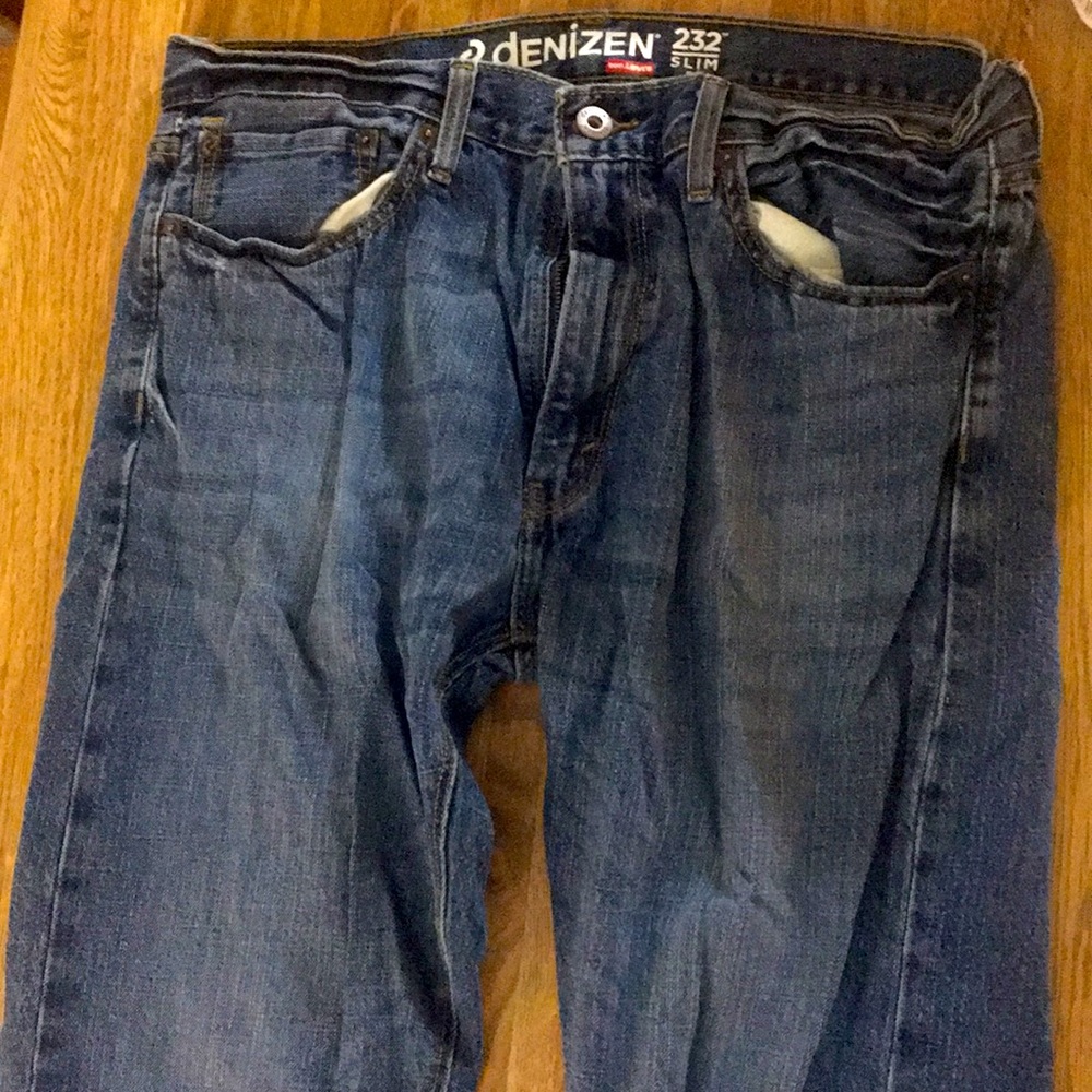 Denizen Men’s 232 Slim Fit Blue Jeans Size 36 X 34